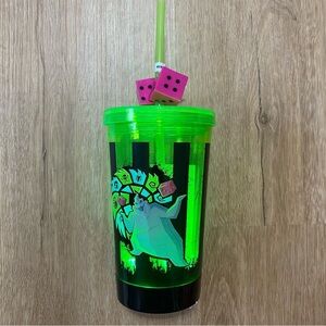 Disney Parks The Nightmare Before Christmas Tumble Cup with Dice Straw Lights Up